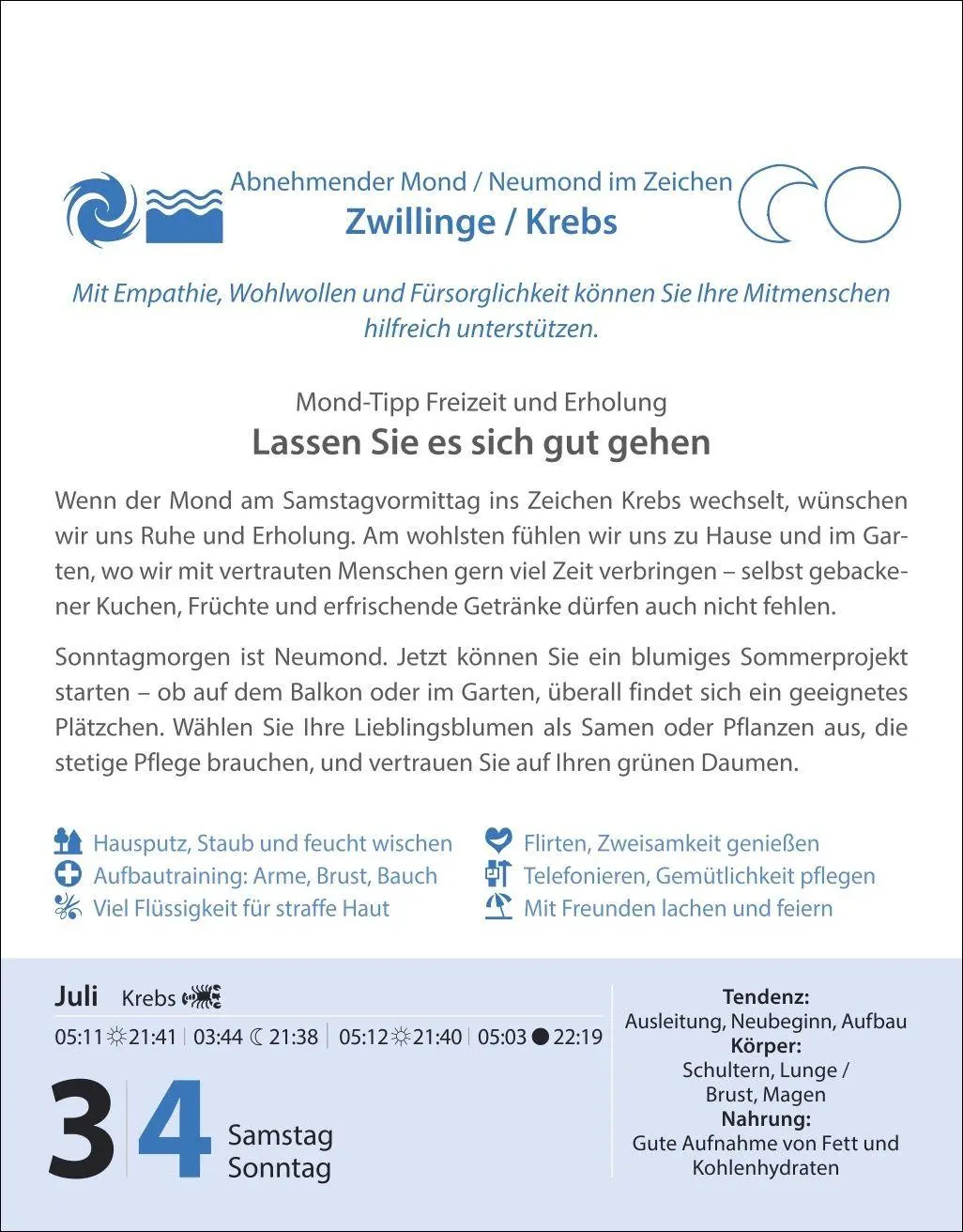 Bild: 9783840038822 | Leben mit dem Mond Tagesabreißkalender 2027 - Praktische Tipps Tag...