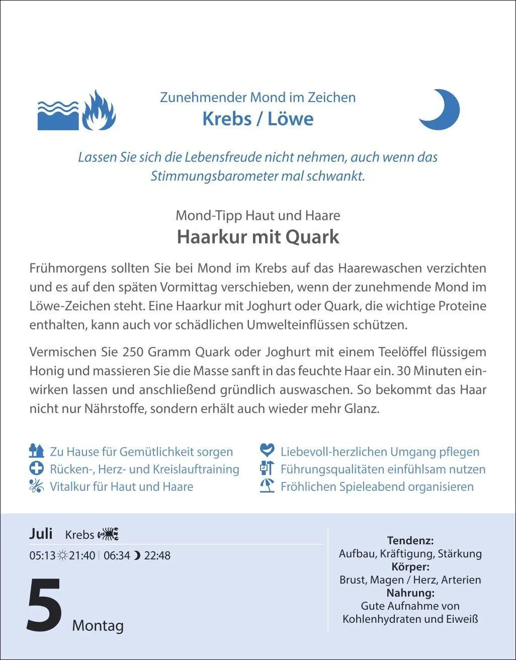 Bild: 9783840038822 | Leben mit dem Mond Tagesabreißkalender 2027 - Praktische Tipps Tag...