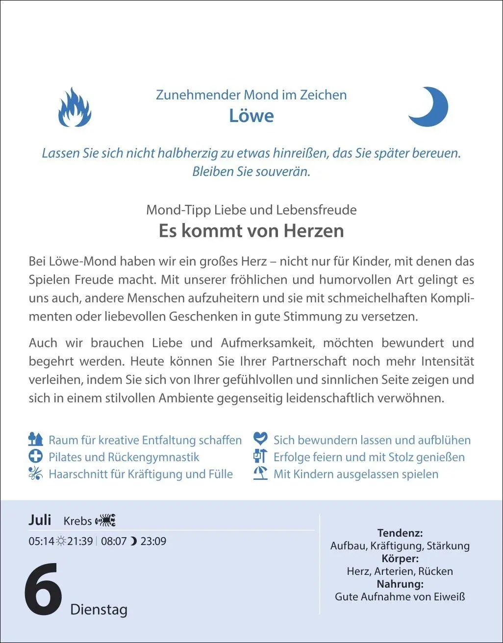 Bild: 9783840038822 | Leben mit dem Mond Tagesabreißkalender 2027 - Praktische Tipps Tag...