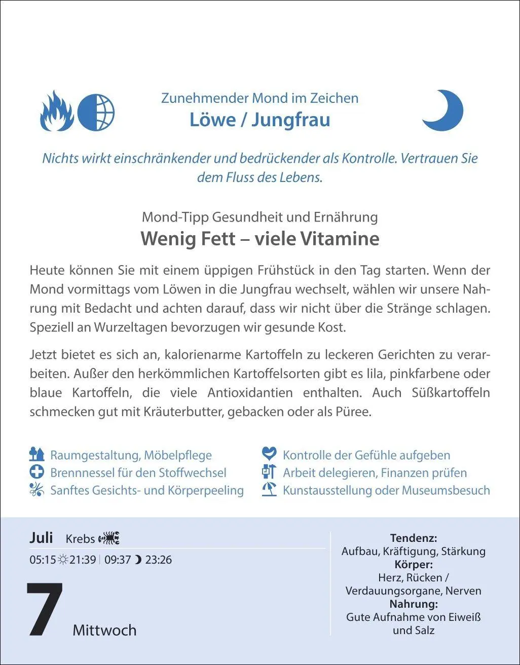 Bild: 9783840038822 | Leben mit dem Mond Tagesabreißkalender 2027 - Praktische Tipps Tag...