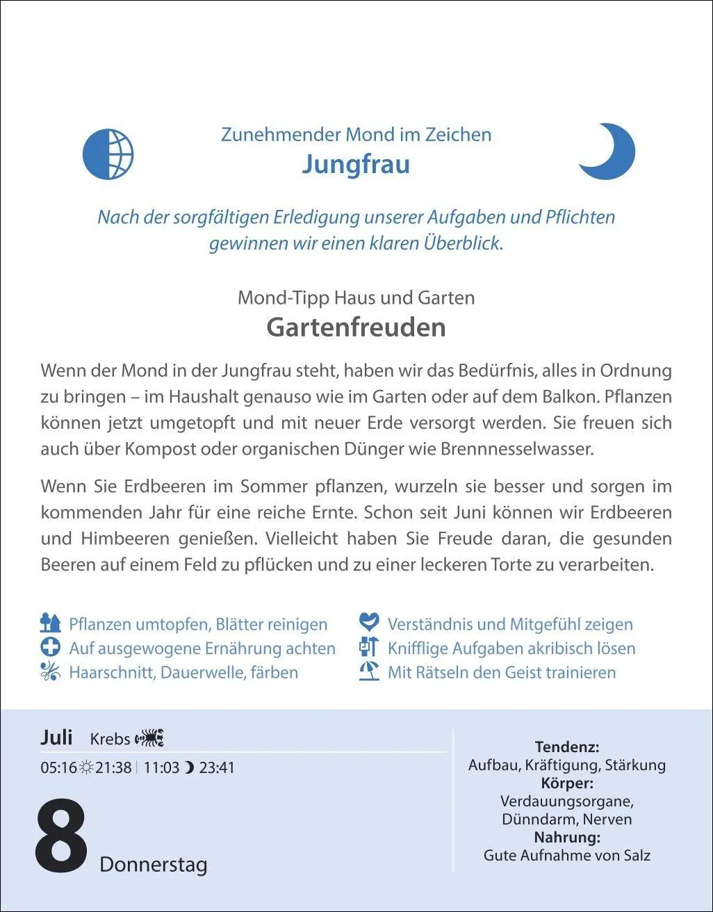 Bild: 9783840038822 | Leben mit dem Mond Tagesabreißkalender 2027 - Praktische Tipps Tag...