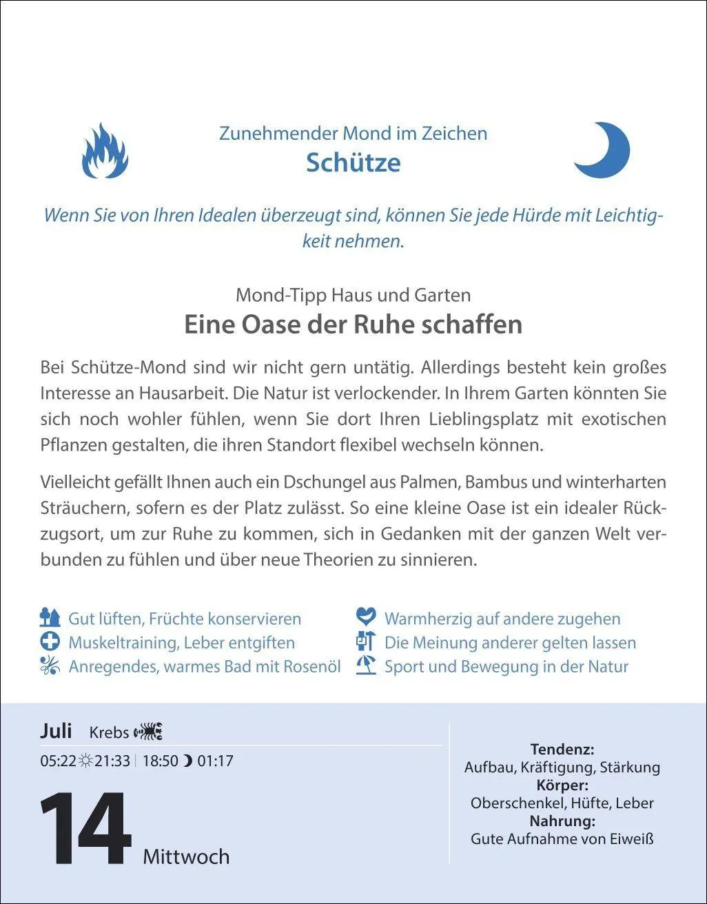 Bild: 9783840038822 | Leben mit dem Mond Tagesabreißkalender 2027 - Praktische Tipps Tag...