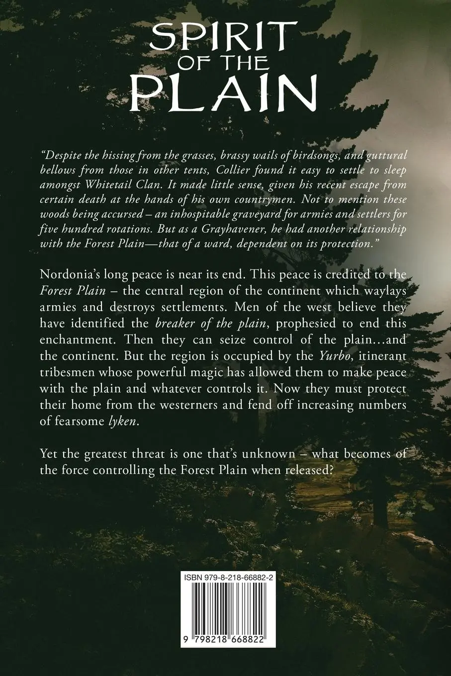 Rückseite: 9798218668822 | Spirit of the Plain | Brian M Walker | Taschenbuch | The Unnamed