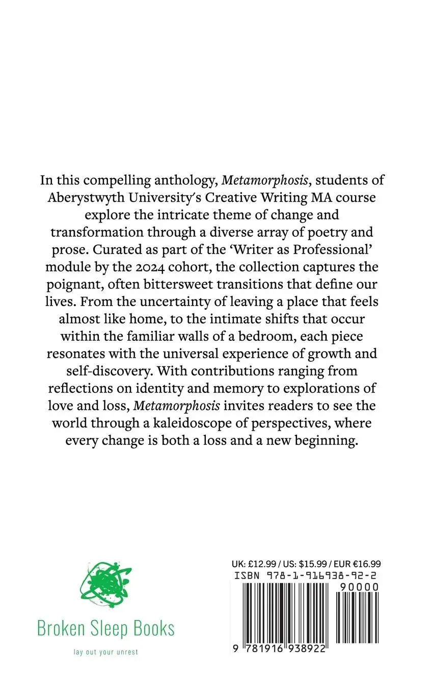 Rückseite: 9781916938922 | Metamorphosis | Robin Luffman | Taschenbuch | Englisch | 2024