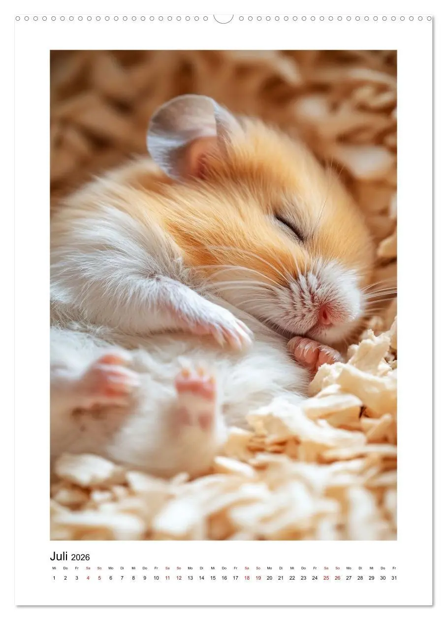 Bild: 9783516538922 | Goldhamster Geschichten (hochwertiger Premium Wandkalender 2026 DIN...