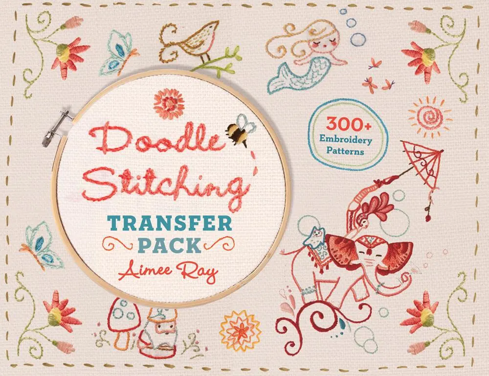 Cover: 9781454709022 | Doodle Stitching Transfer Pack | 300+ Embroidery Patterns | Aimee Ray