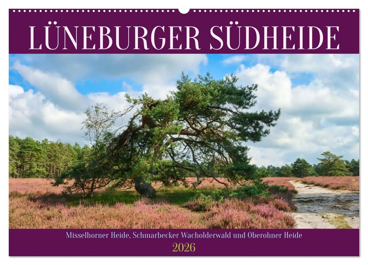 Cover: 9783457339022 | Lüneburger Südheide (Wandkalender 2026 DIN A2 quer), CALVENDO...