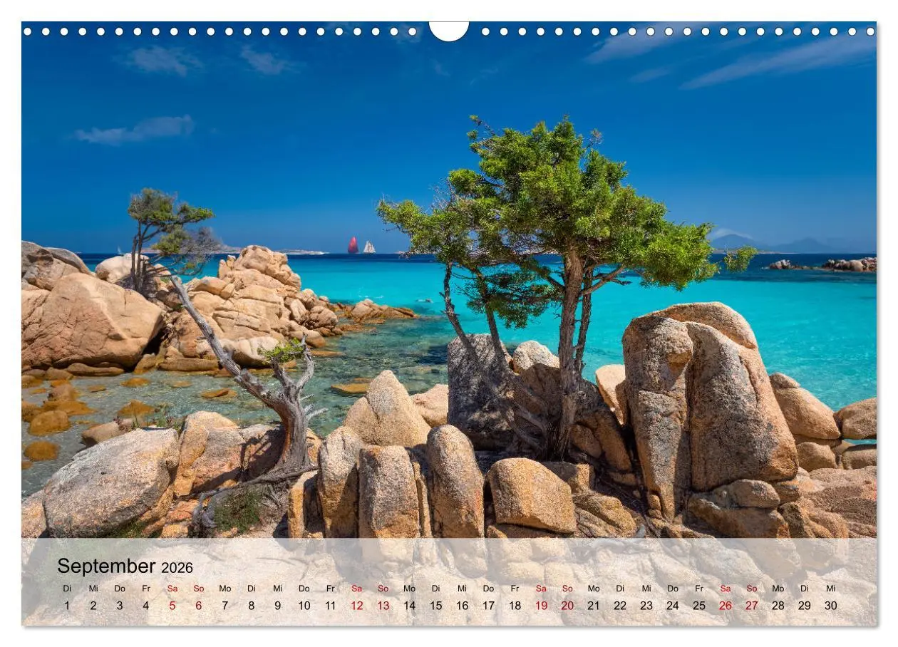 Bild: 9783457579022 | Wunderbares Sardinien (Wandkalender 2026 DIN A3 quer), CALVENDO...