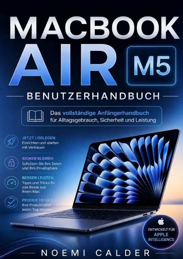 Cover: 9783565559022 | Macbook Air M5 Benutzerhandbuch | Noemi Calder | Taschenbuch | 384 S.