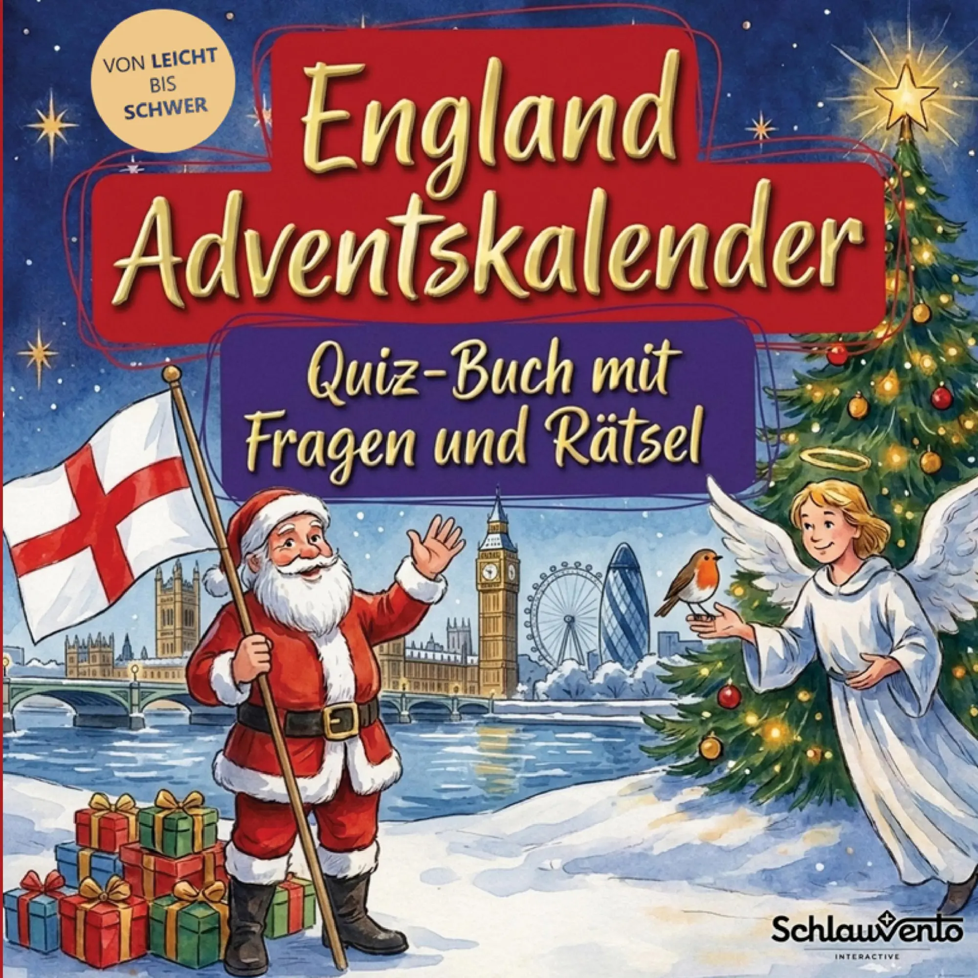 Cover: 9783693199022 | England-Adventskalender: Quiz-Buch mit Fragen und Rätsel | Interactive