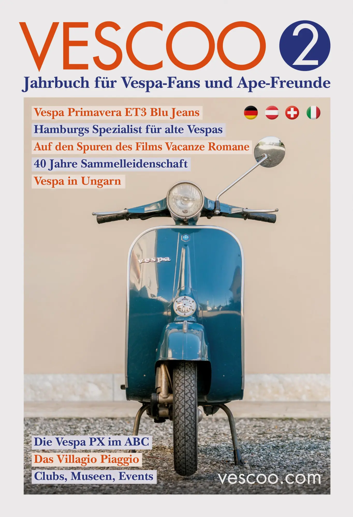 Cover: 9783869279022 | VESCOO Jahrbuch für Vespa-Fans und Ape-Freunde. Ausgabe 2 | Gerken