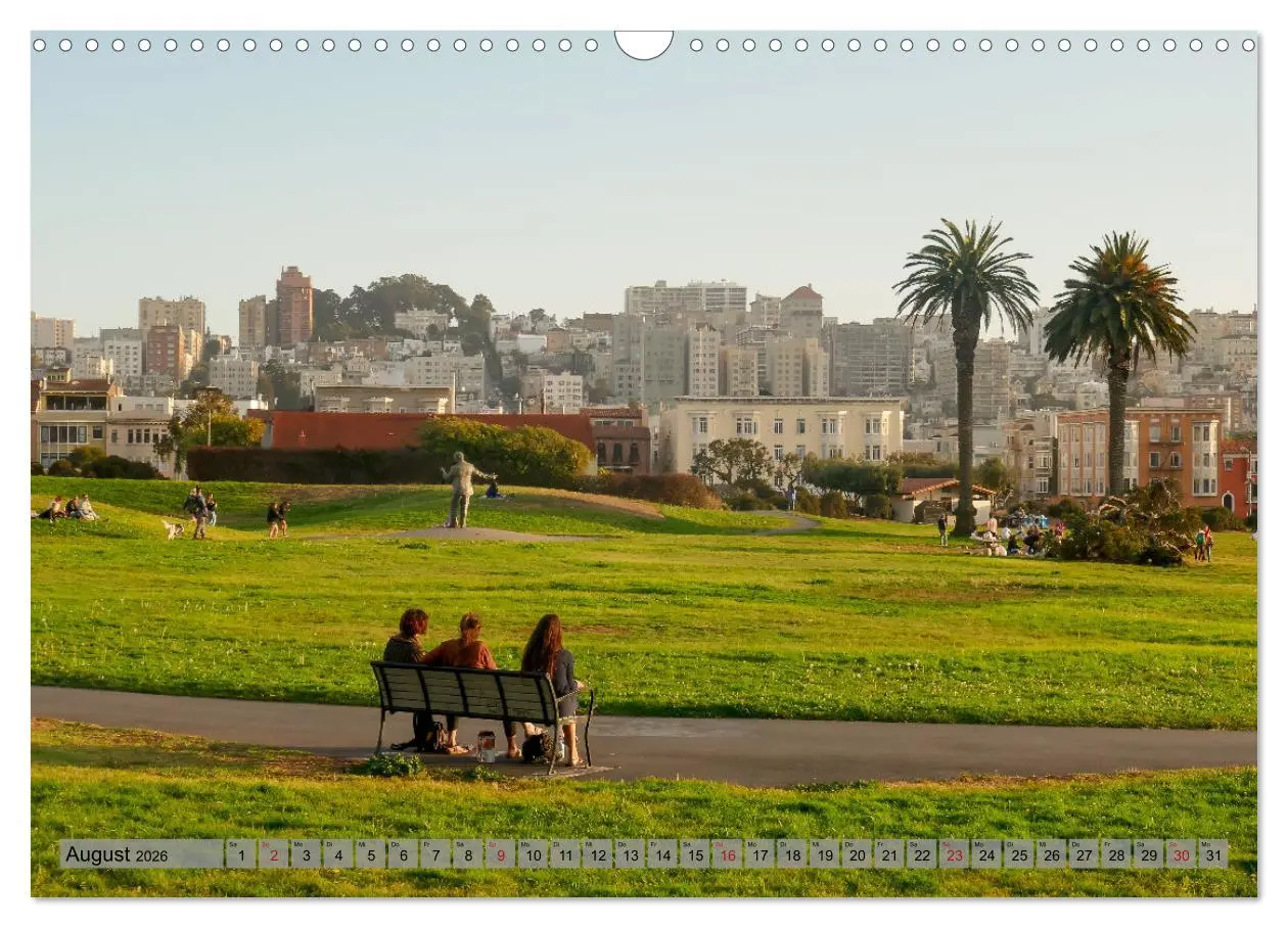 Bild: 9783457639122 | If I'm going to San Francisco (Wandkalender 2026 DIN A3 quer),...