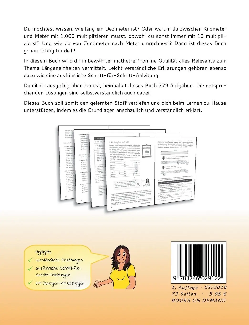 Rückseite: 9783746029122 | Längeneinheiten | einfach erklärt | Christian Hensel | Taschenbuch