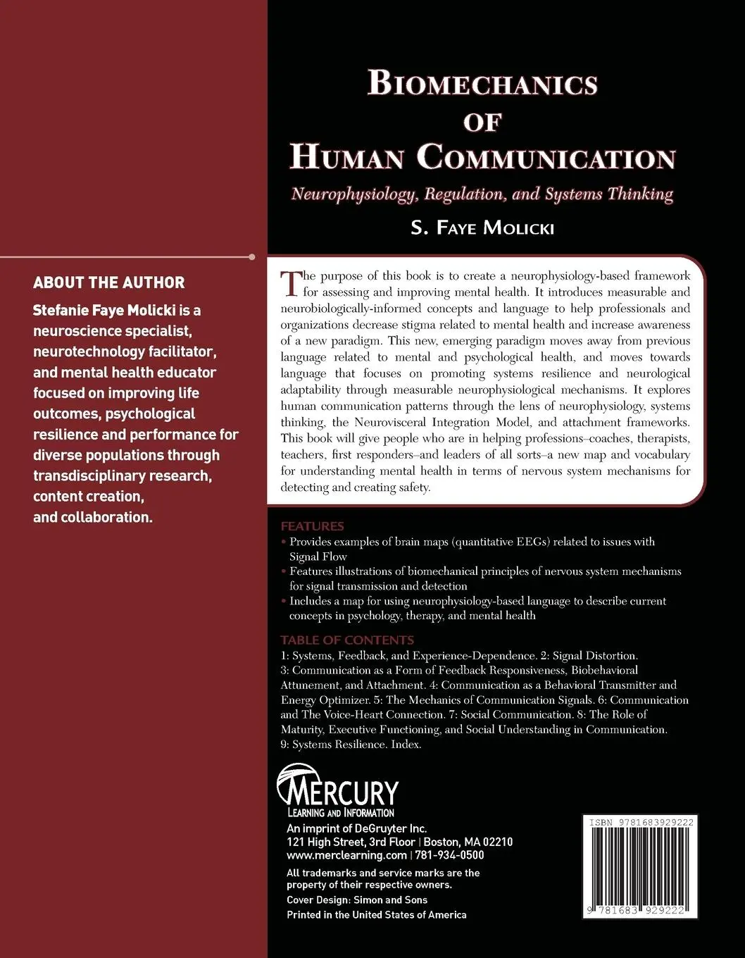 Rückseite: 9781683929222 | Biomechanics of Human Communication | Stefanie Molicki | Buch | 2023