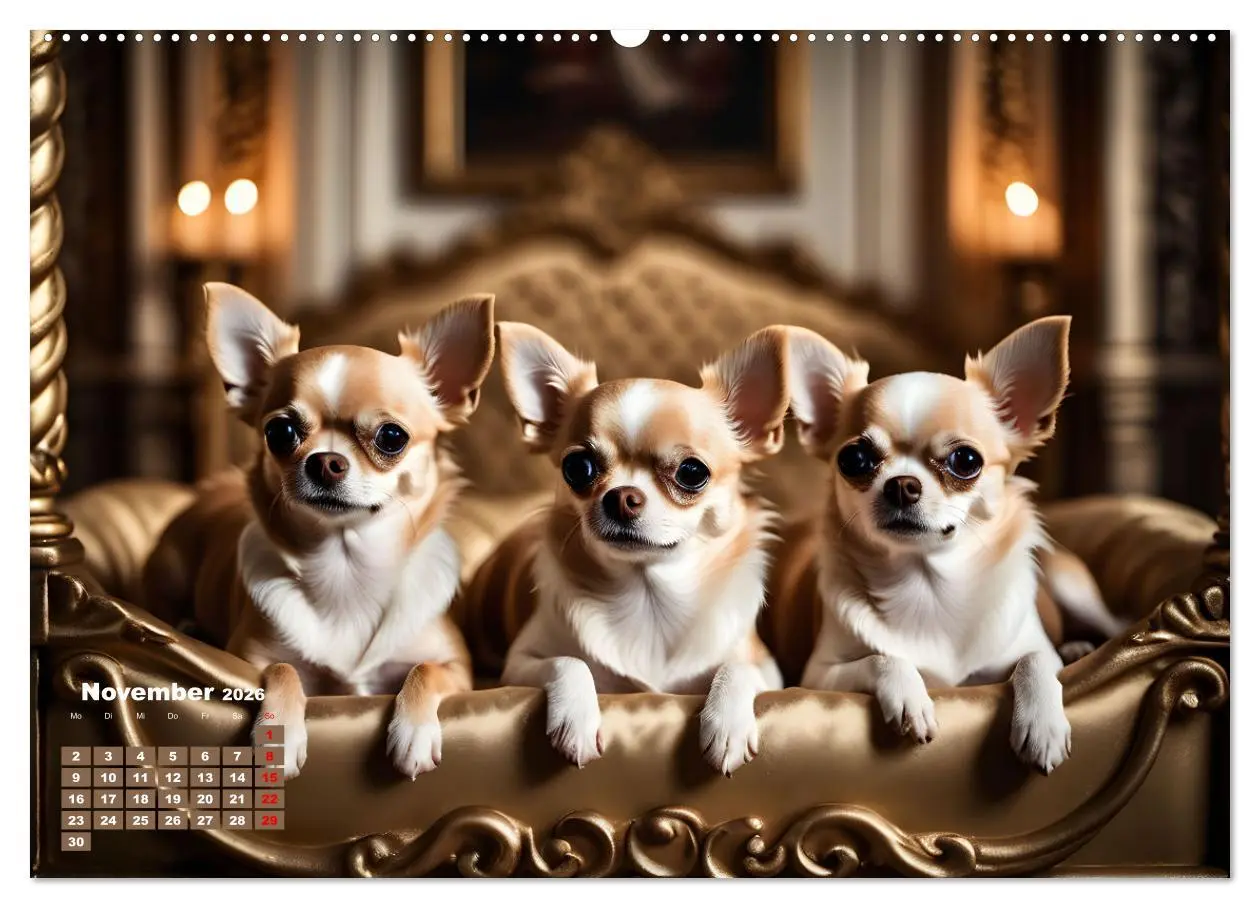 Bild: 9783457249222 | Chihuahua - der mutige Winzling (Wandkalender 2026 DIN A2 quer),...