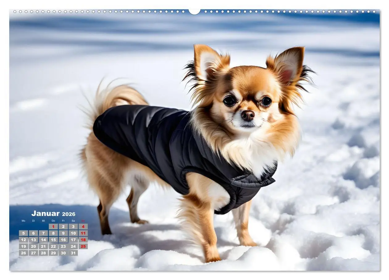 Bild: 9783457249222 | Chihuahua - der mutige Winzling (Wandkalender 2026 DIN A2 quer),...