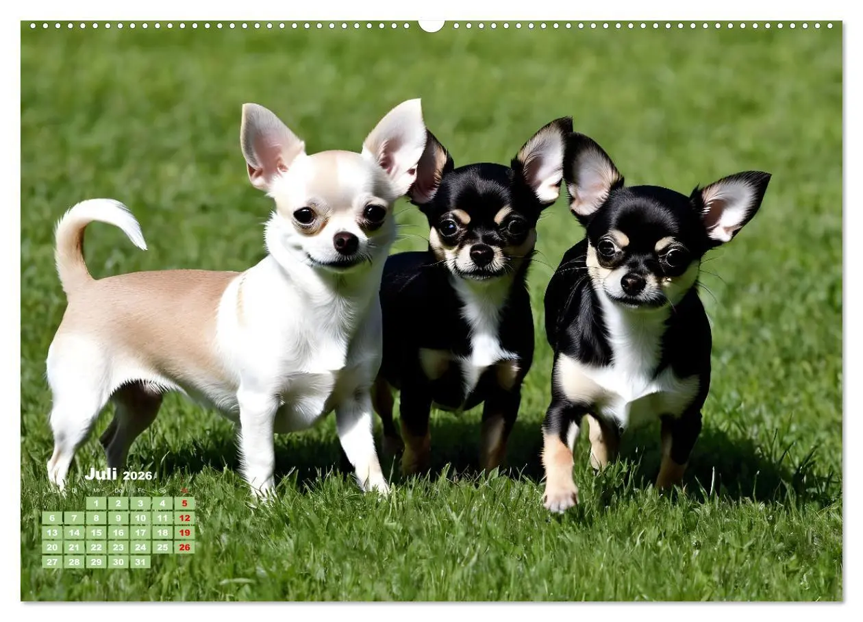 Bild: 9783457249222 | Chihuahua - der mutige Winzling (Wandkalender 2026 DIN A2 quer),...