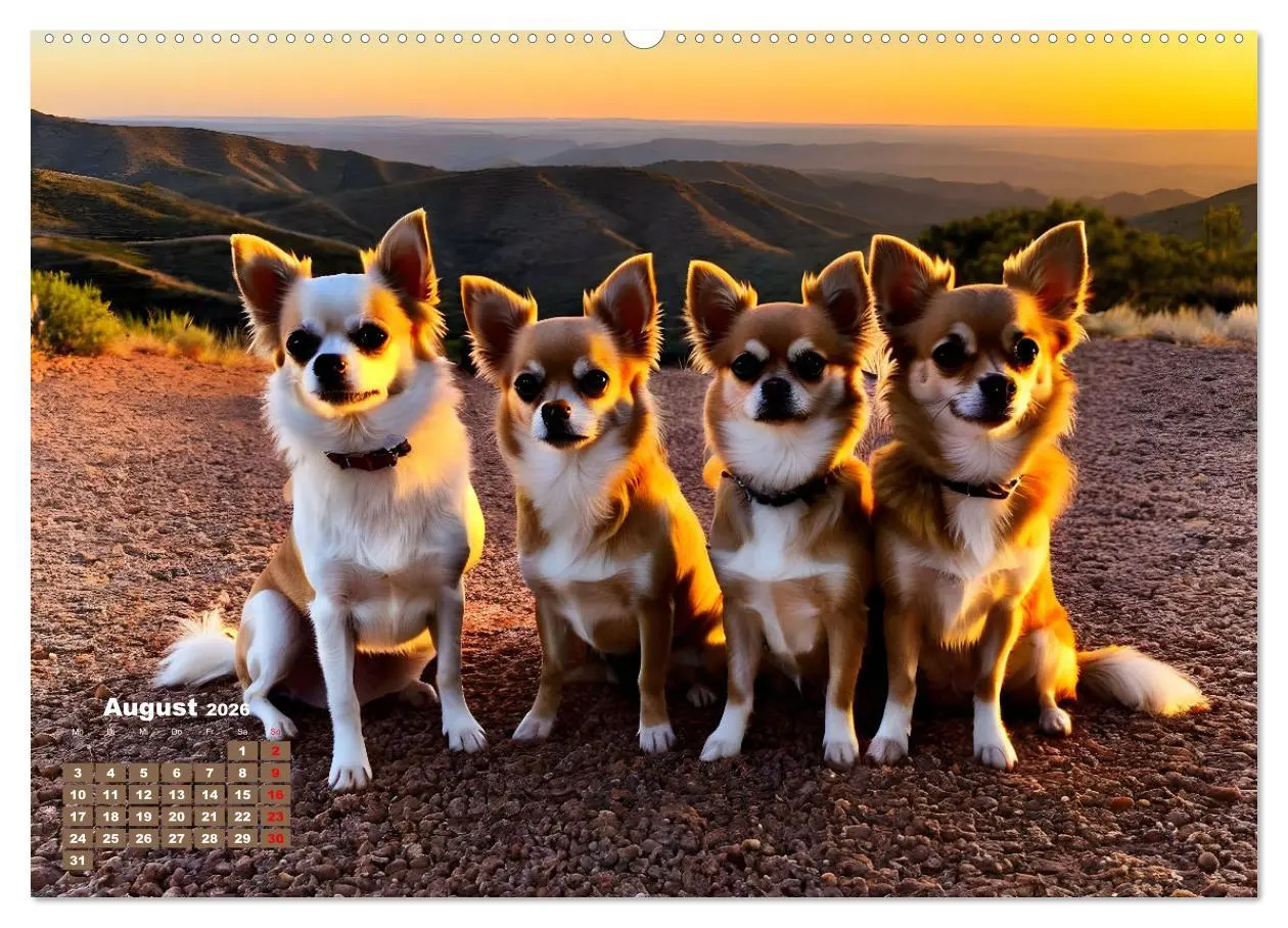 Bild: 9783457249222 | Chihuahua - der mutige Winzling (Wandkalender 2026 DIN A2 quer),...