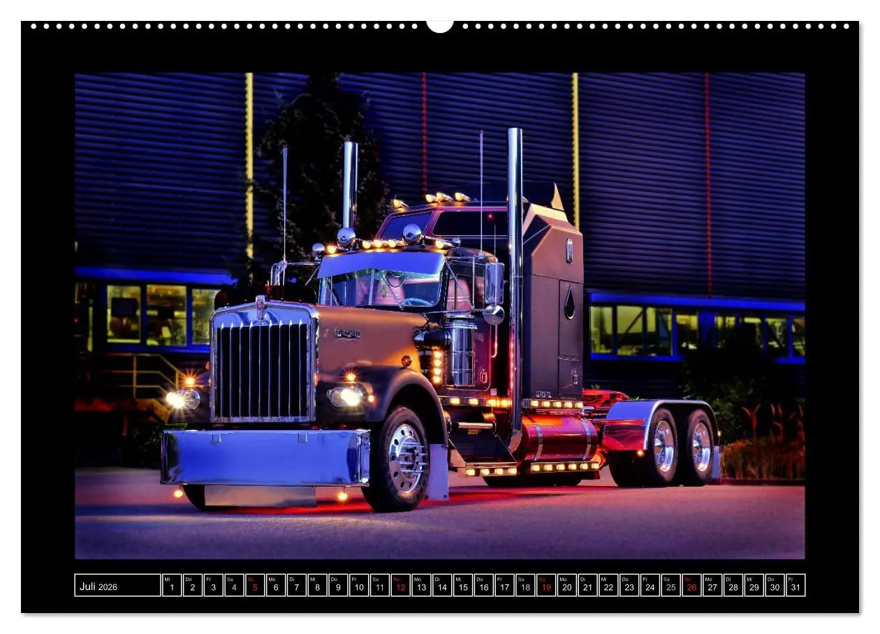 Bild: 9783516029222 | Kenworth W900A EXTHD (Wandkalender 2026 DIN A2 quer), CALVENDO...