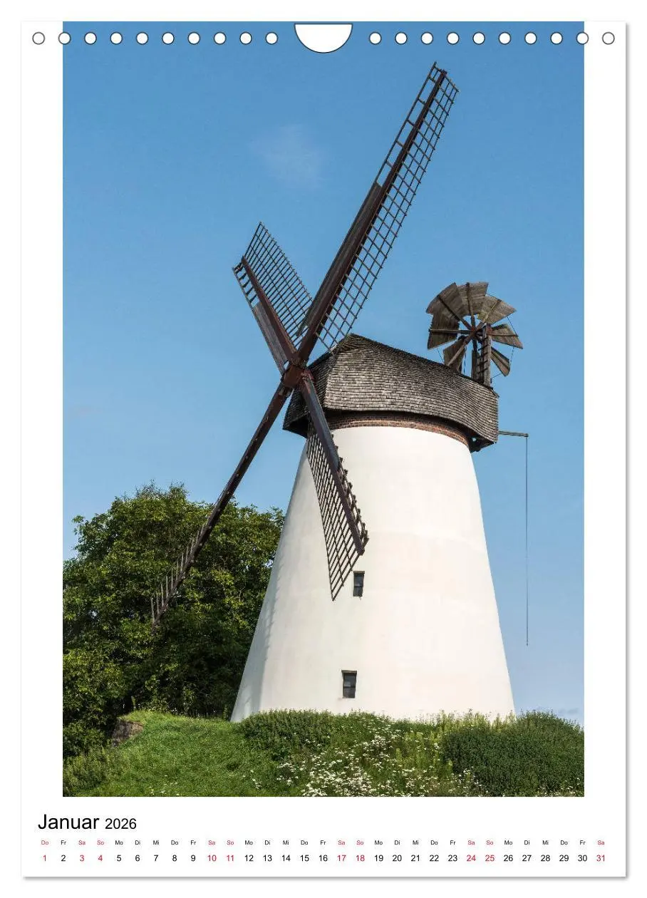 Bild: 9783516409222 | Historische Windmühlen in Minden-Lübbecke (Wandkalender 2026 DIN A4...