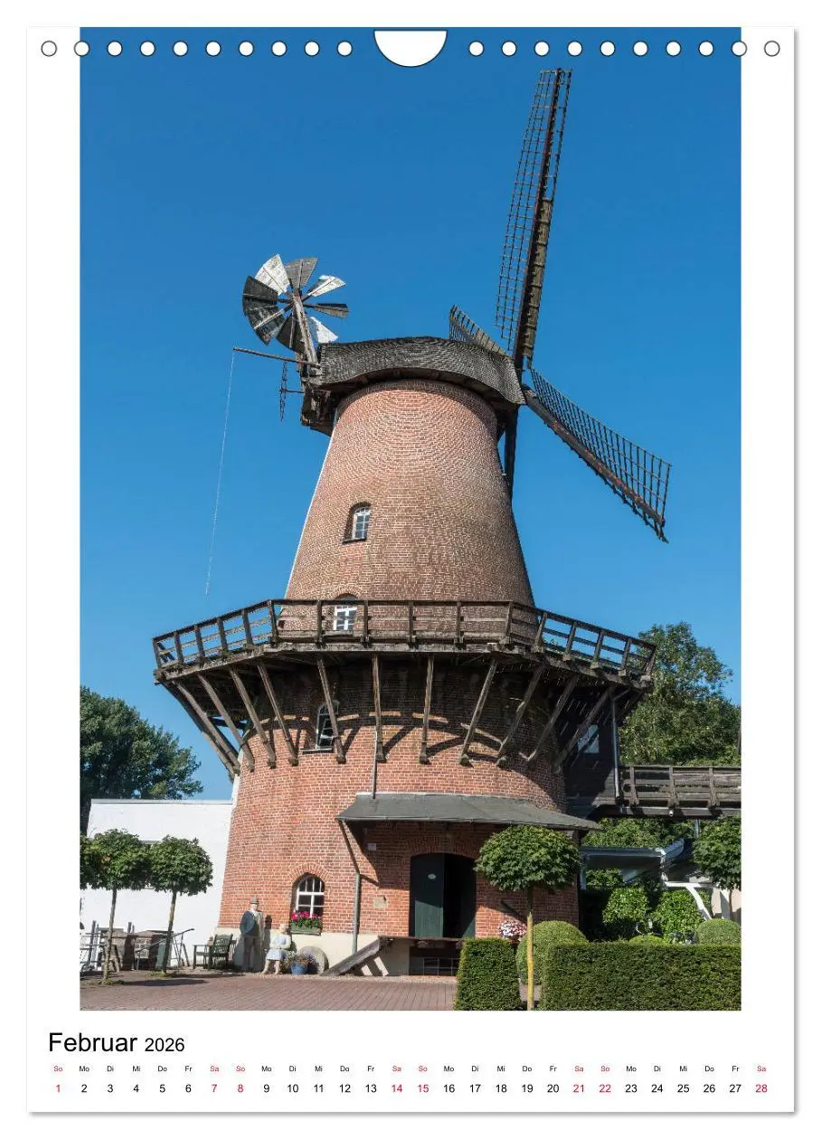 Bild: 9783516409222 | Historische Windmühlen in Minden-Lübbecke (Wandkalender 2026 DIN A4...