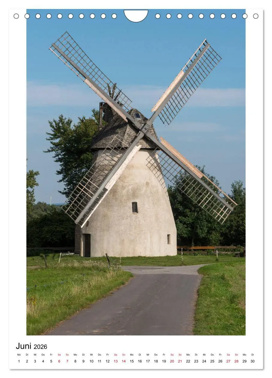 Bild: 9783516409222 | Historische Windmühlen in Minden-Lübbecke (Wandkalender 2026 DIN A4...