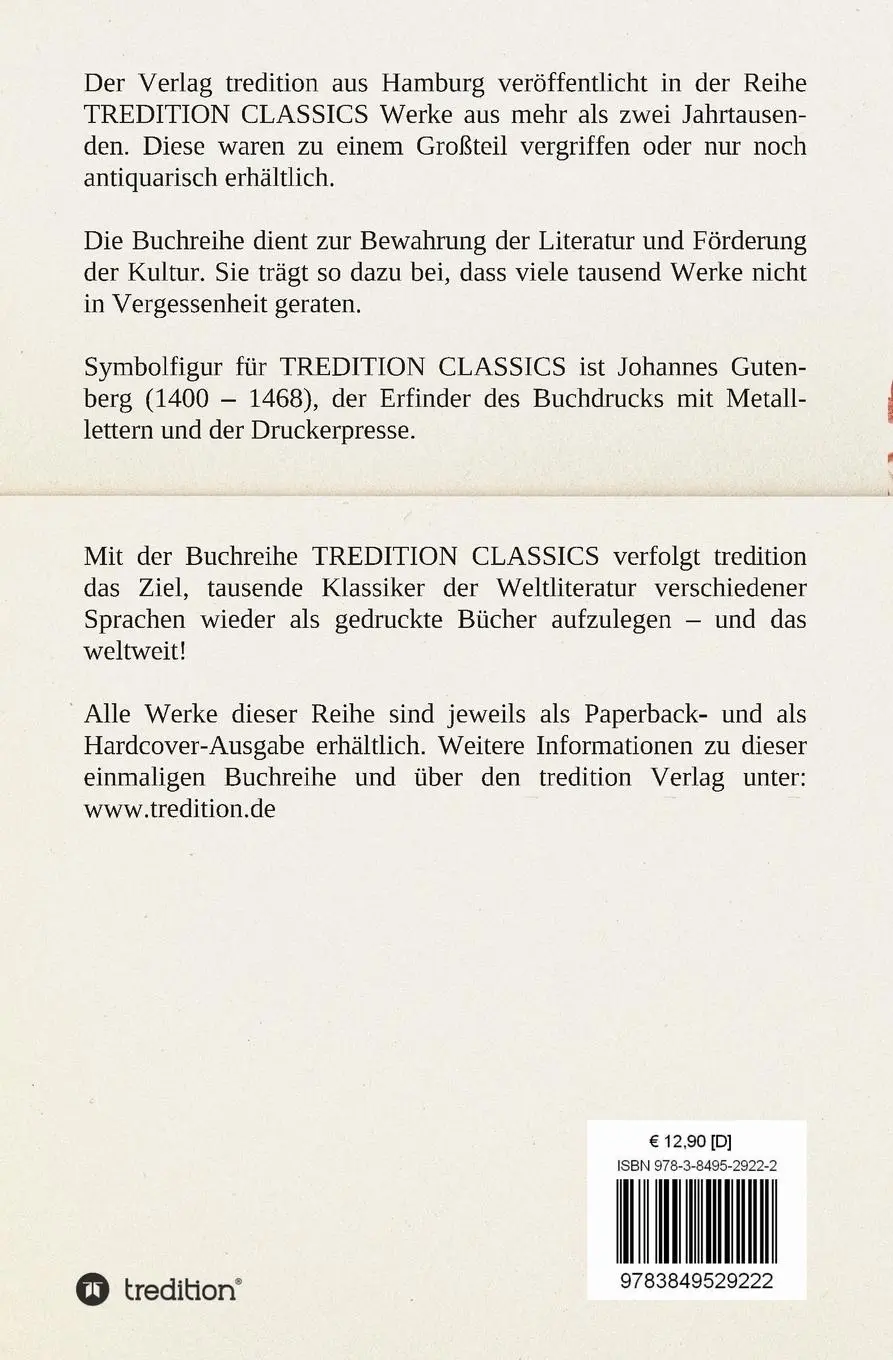 Rückseite: 9783849529222 | Von Haß und Liebe | Theodor Birt | Taschenbuch | 212 S. | Deutsch