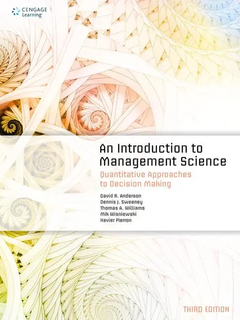 Cover: 9781473729322 | An Introduction to Management Science | David Anderson (u. a.) | Buch