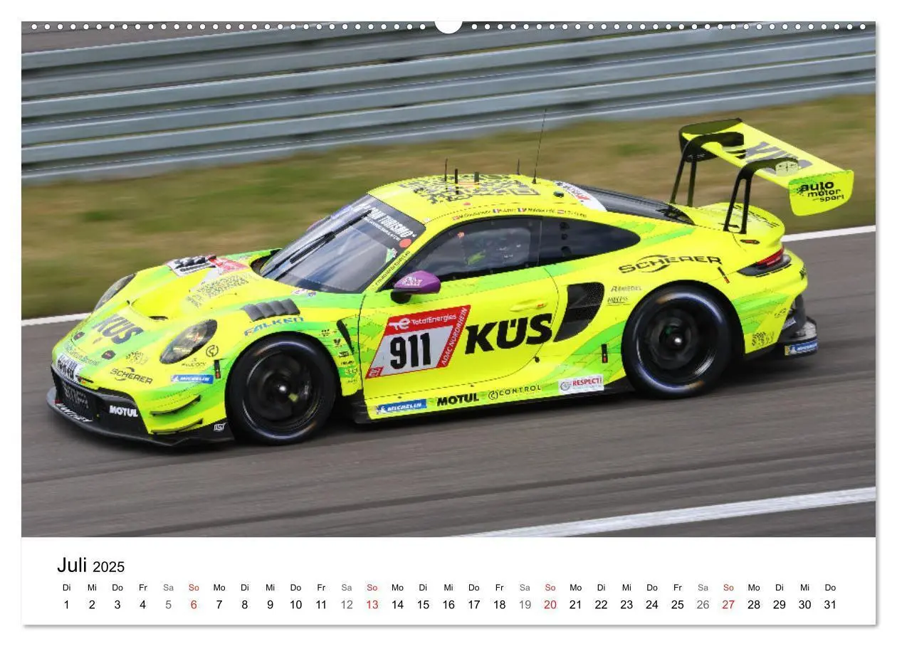 Bild: 9783435839322 | Motorsport aus Zuffenhausen (Wandkalender 2025 DIN A2 quer),...