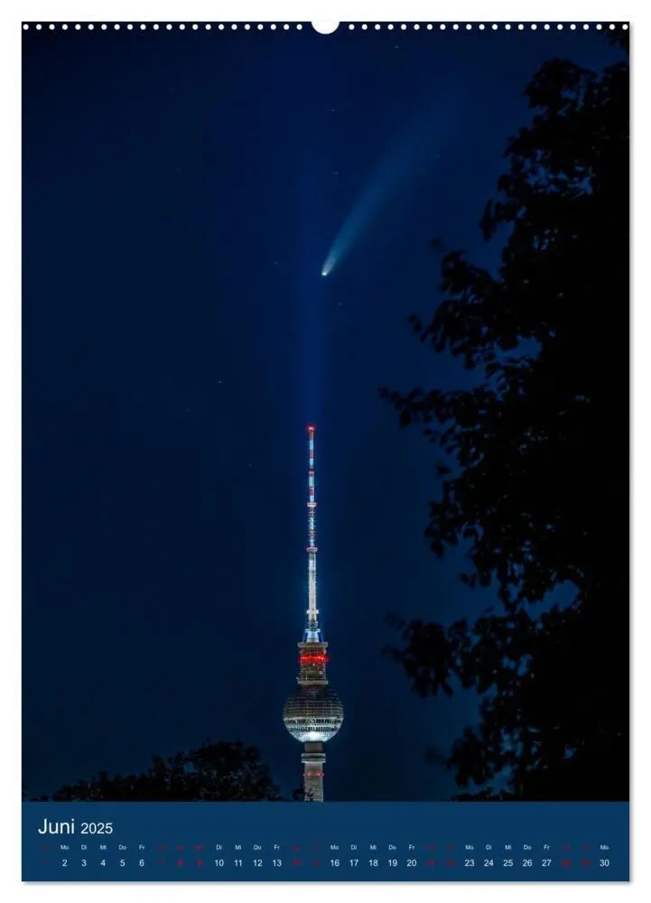 Bild: 9783435909322 | Berliner Fernsehturm - Magische Momente (Wandkalender 2025 DIN A2...