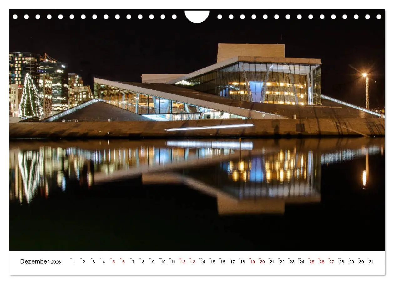 Bild: 9783457859322 | Opera Oslo (Wandkalender 2026 DIN A4 quer), CALVENDO Monatskalender