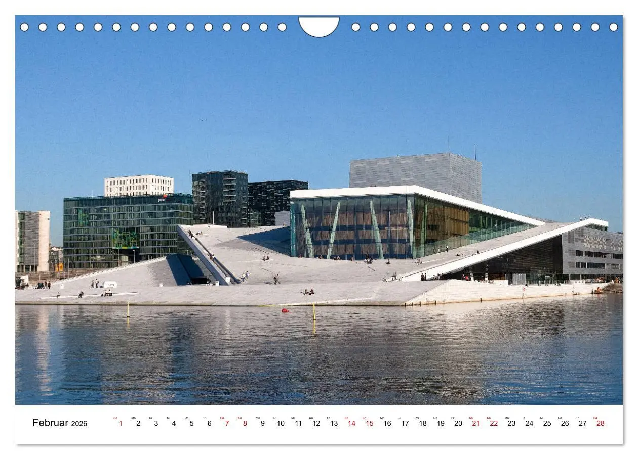 Bild: 9783457859322 | Opera Oslo (Wandkalender 2026 DIN A4 quer), CALVENDO Monatskalender