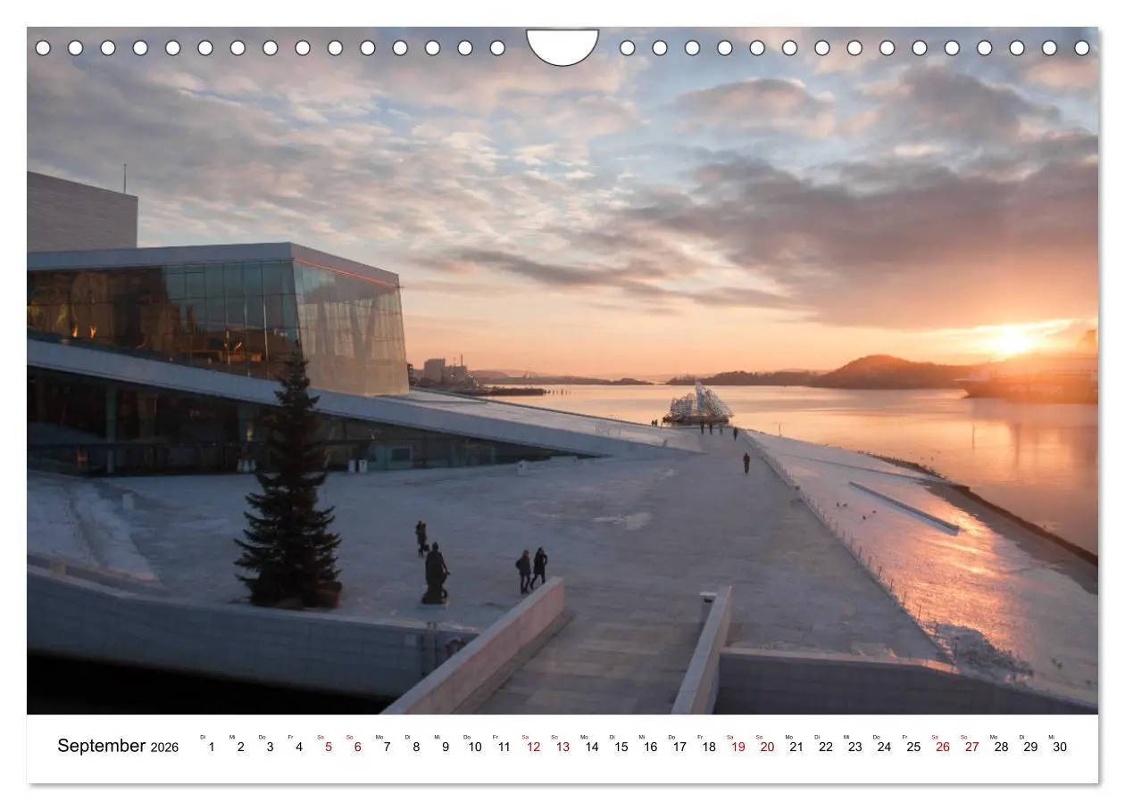 Bild: 9783457859322 | Opera Oslo (Wandkalender 2026 DIN A4 quer), CALVENDO Monatskalender