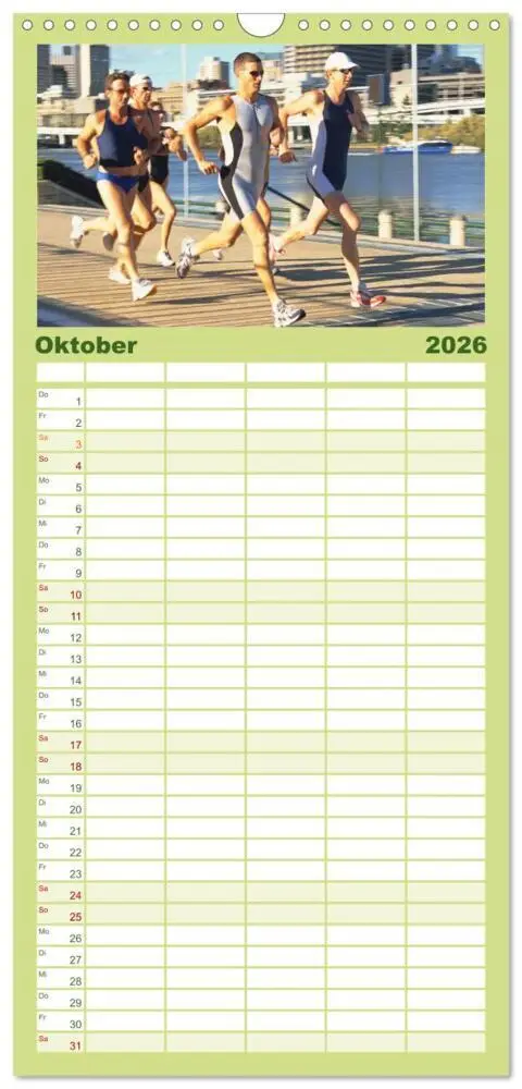Bild: 9783516499322 | Familienplaner 2026 - Triathlon: Mit Leidenschaft zur persönlichen...
