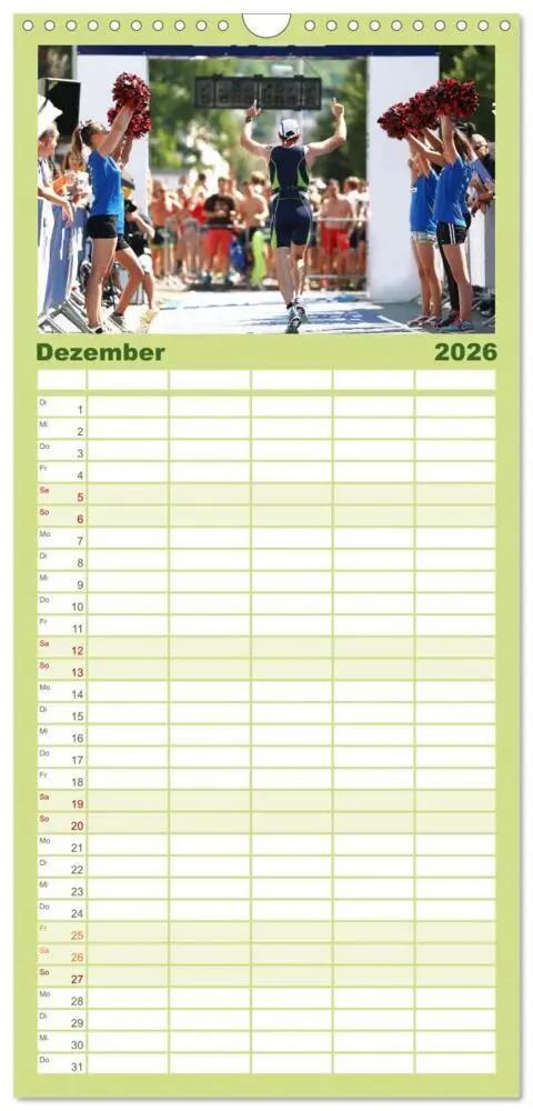 Bild: 9783516499322 | Familienplaner 2026 - Triathlon: Mit Leidenschaft zur persönlichen...