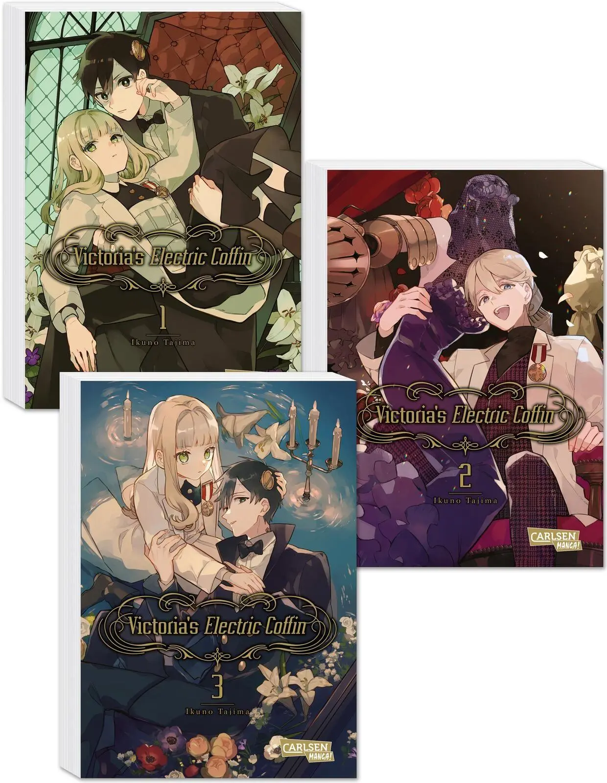 Cover: 9783551809322 | Victoria's Electric Coffin Komplettpack 1-3 | Ikuno Tajima | Buch