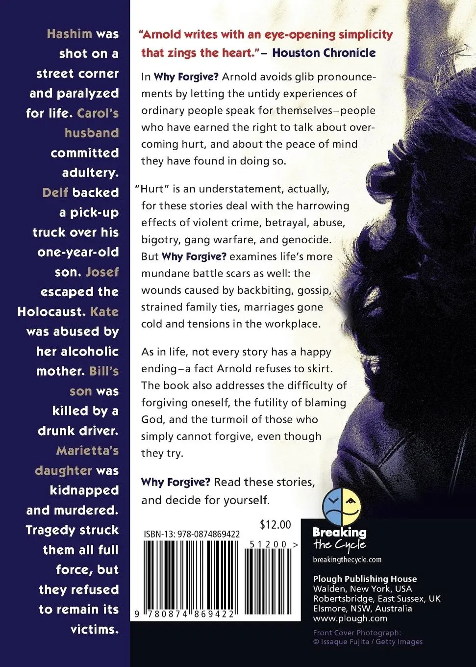 Rückseite: 9780874869422 | Why Forgive? | Johann Christoph Arnold | Taschenbuch | Englisch | 2014