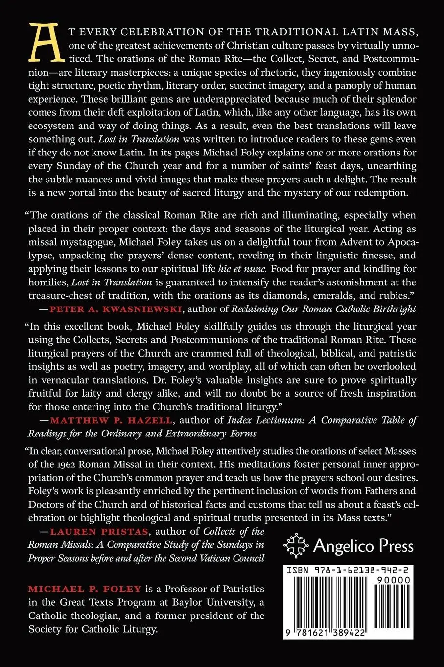 Rückseite: 9781621389422 | Lost in Translation | Michael P. Foley | Taschenbuch | Englisch | 2023