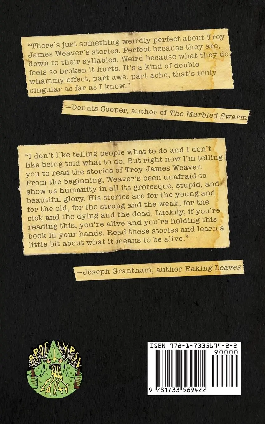 Rückseite: 9781733569422 | Selected Stories | Troy James Weaver | Taschenbuch | Englisch | 2020