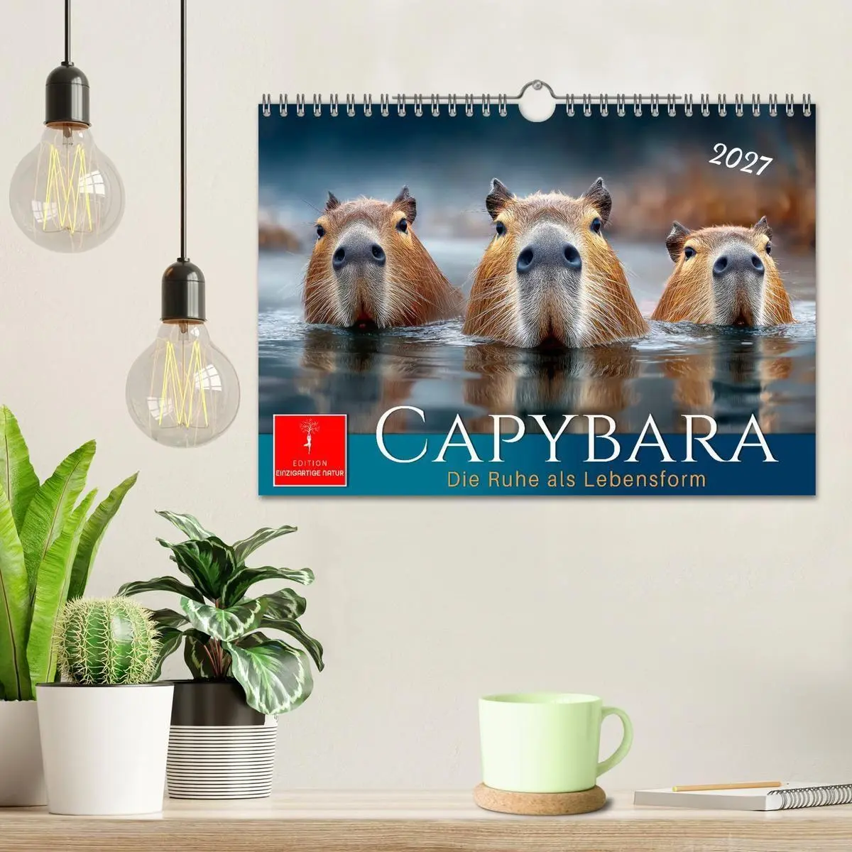 Bild: 9783516799422 | Capybara - die Ruhe als Lebensform (Wandkalender 2027 DIN A4 quer),...