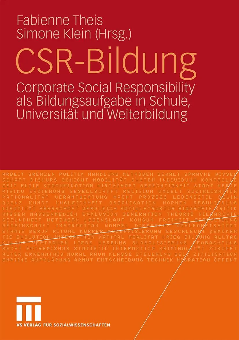 Cover: 9783531169422 | CSR-Bildung | Simone Klein (u. a.) | Taschenbuch | 231 S. | Deutsch