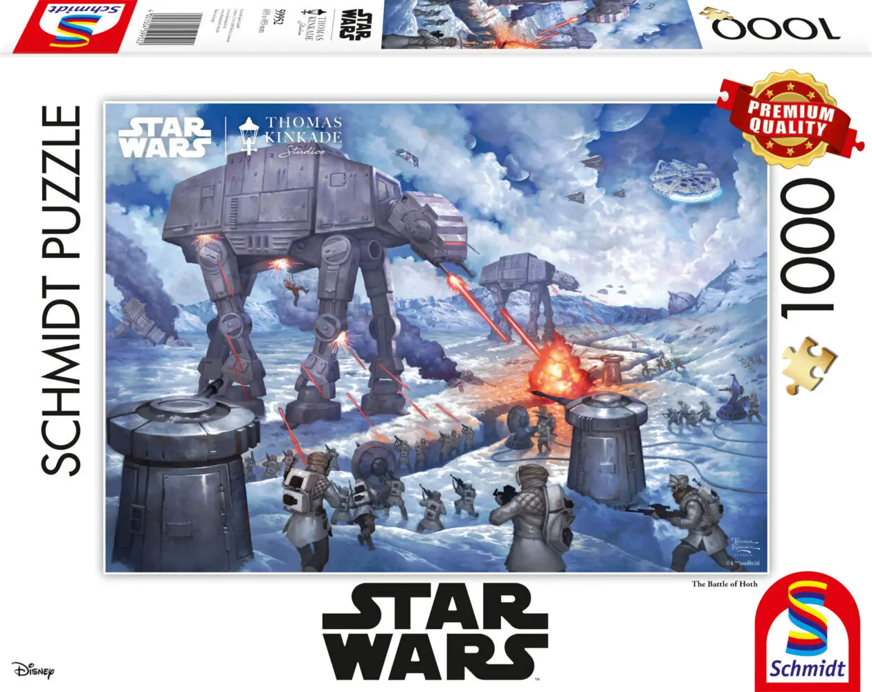 Cover: 4001504599522 | Lucas Film, Star Wars, The Battle of Hoth (Puzzle) | Spiel | 59952