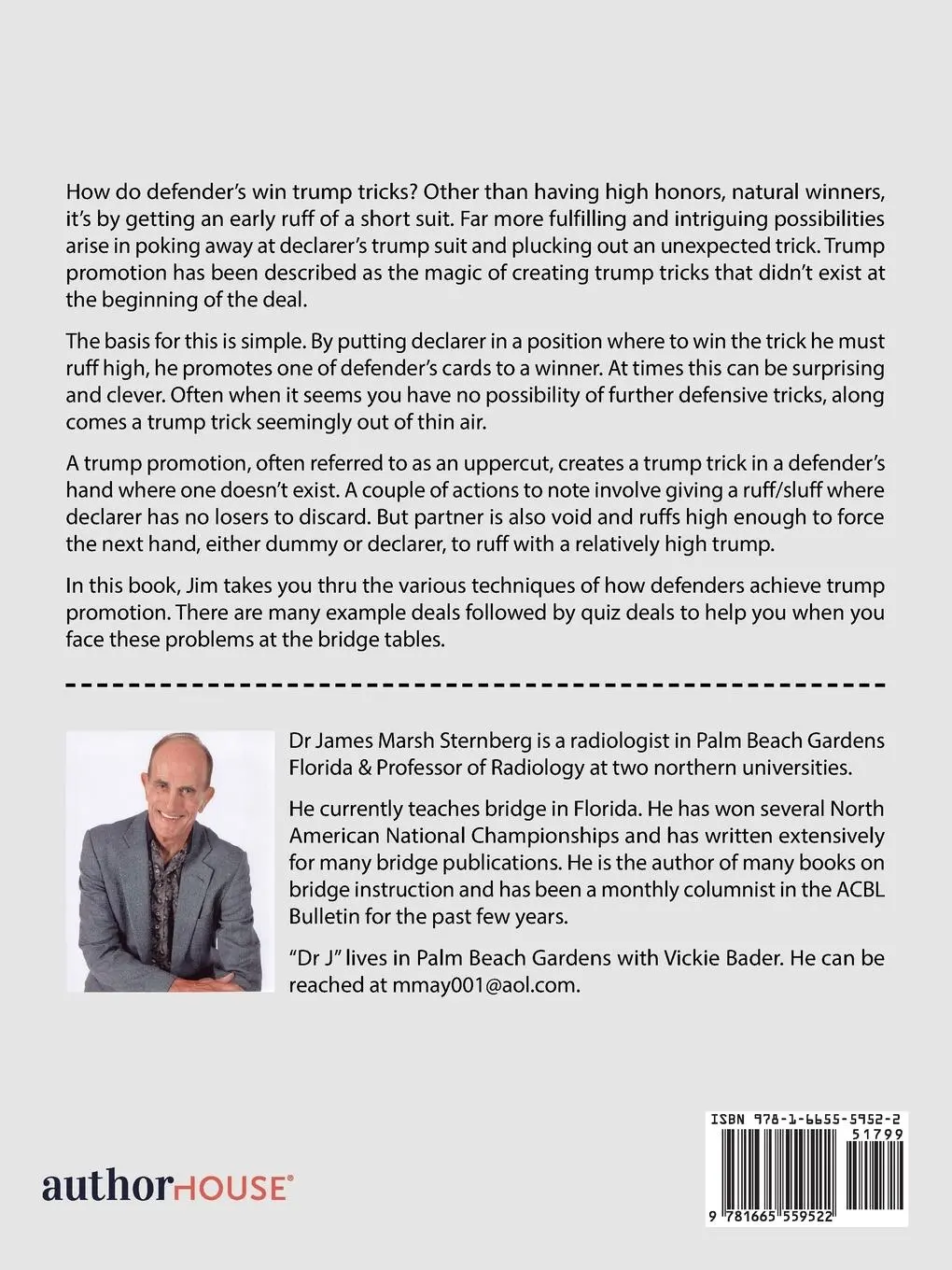 Rückseite: 9781665559522 | Trump Promotion | The Uppercut | James Marsh Sternberg MD | Buch
