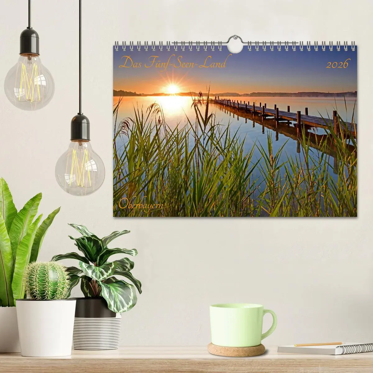 Bild: 9783457769522 | Das Fünf-Seen-Land Oberbayern (Wandkalender 2026 DIN A4 quer),...