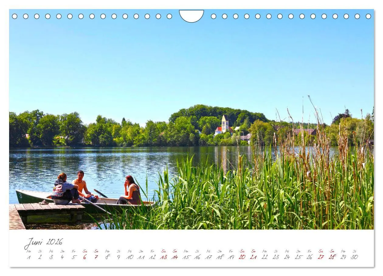 Bild: 9783457769522 | Das Fünf-Seen-Land Oberbayern (Wandkalender 2026 DIN A4 quer),...