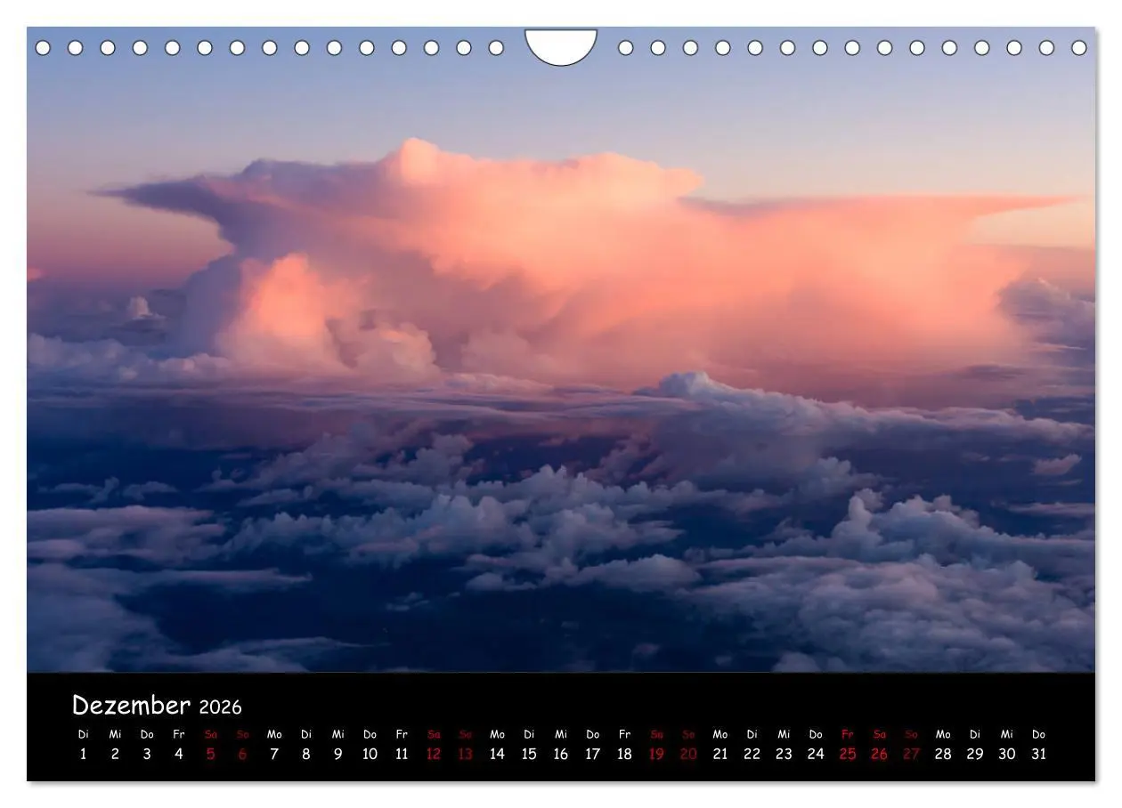 Bild: 9783457909522 | Wolkenwelten (Wandkalender 2026 DIN A4 quer), CALVENDO Monatskalender