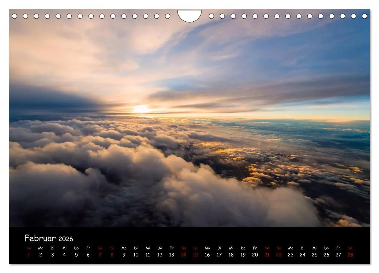 Bild: 9783457909522 | Wolkenwelten (Wandkalender 2026 DIN A4 quer), CALVENDO Monatskalender
