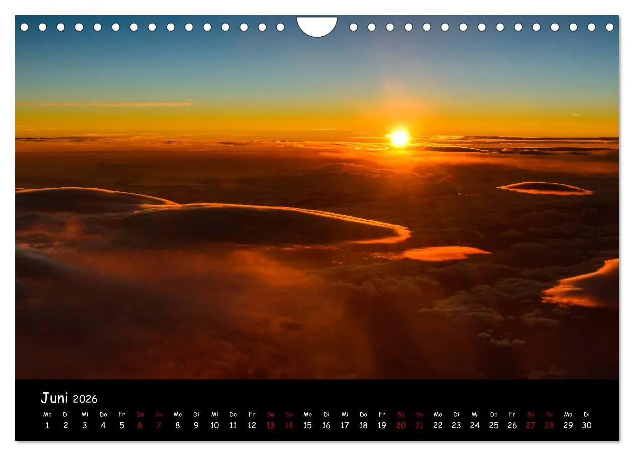Bild: 9783457909522 | Wolkenwelten (Wandkalender 2026 DIN A4 quer), CALVENDO Monatskalender