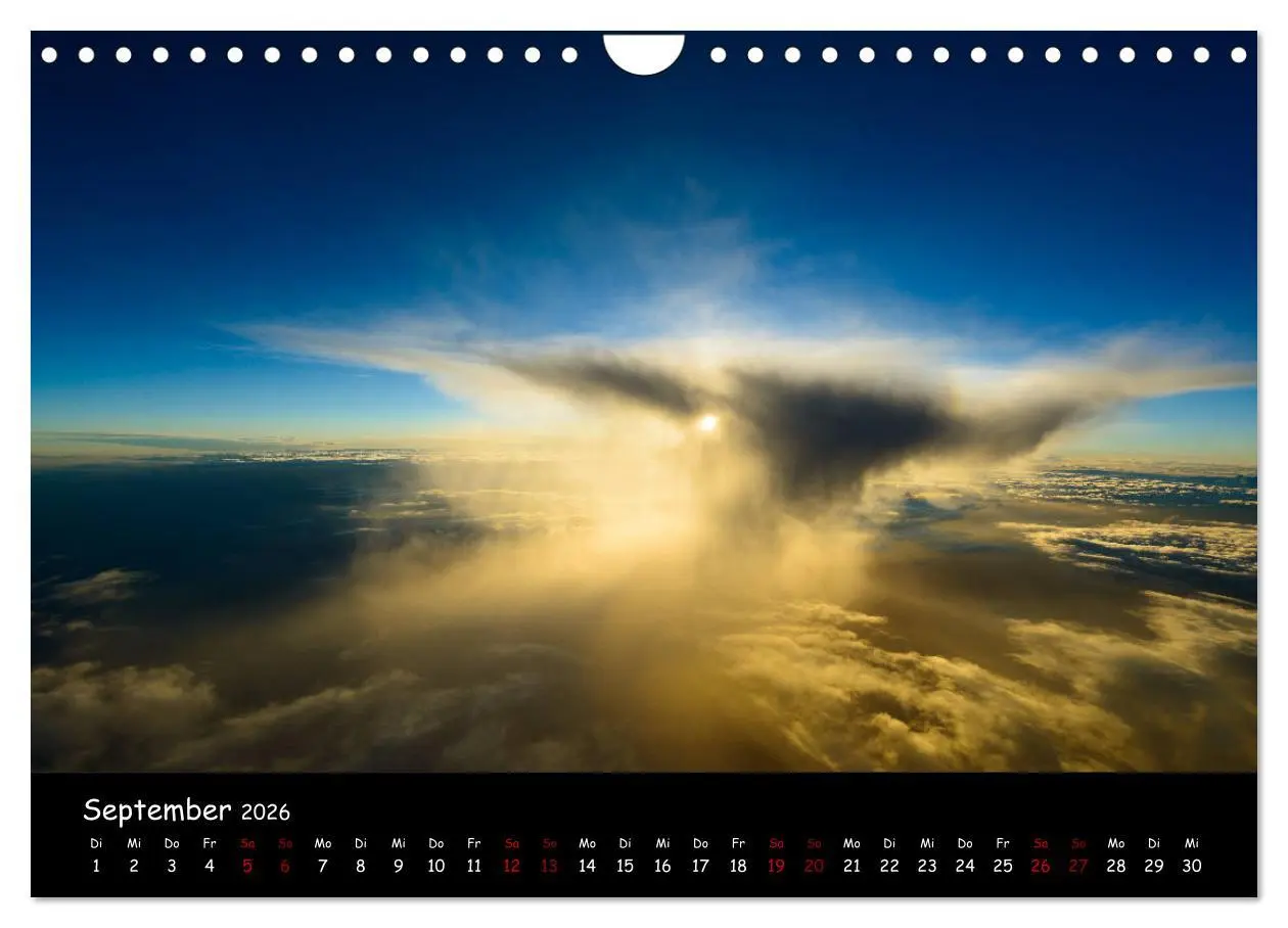 Bild: 9783457909522 | Wolkenwelten (Wandkalender 2026 DIN A4 quer), CALVENDO Monatskalender