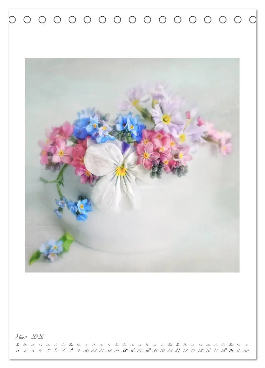 Bild: 9783516479522 | Flower Dreams (Tischkalender 2026 DIN A5 hoch), CALVENDO...
